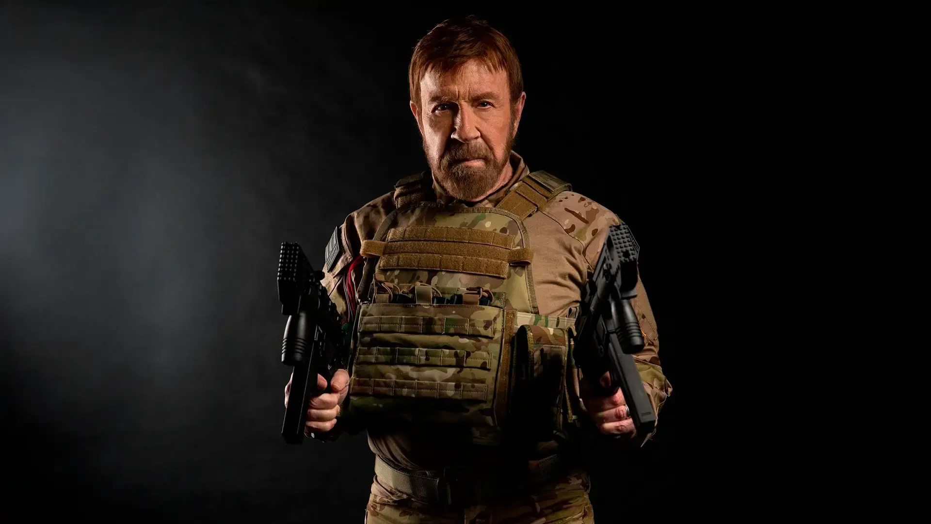 En la foto: Chuck Norris En la foto: Chuck Norris
